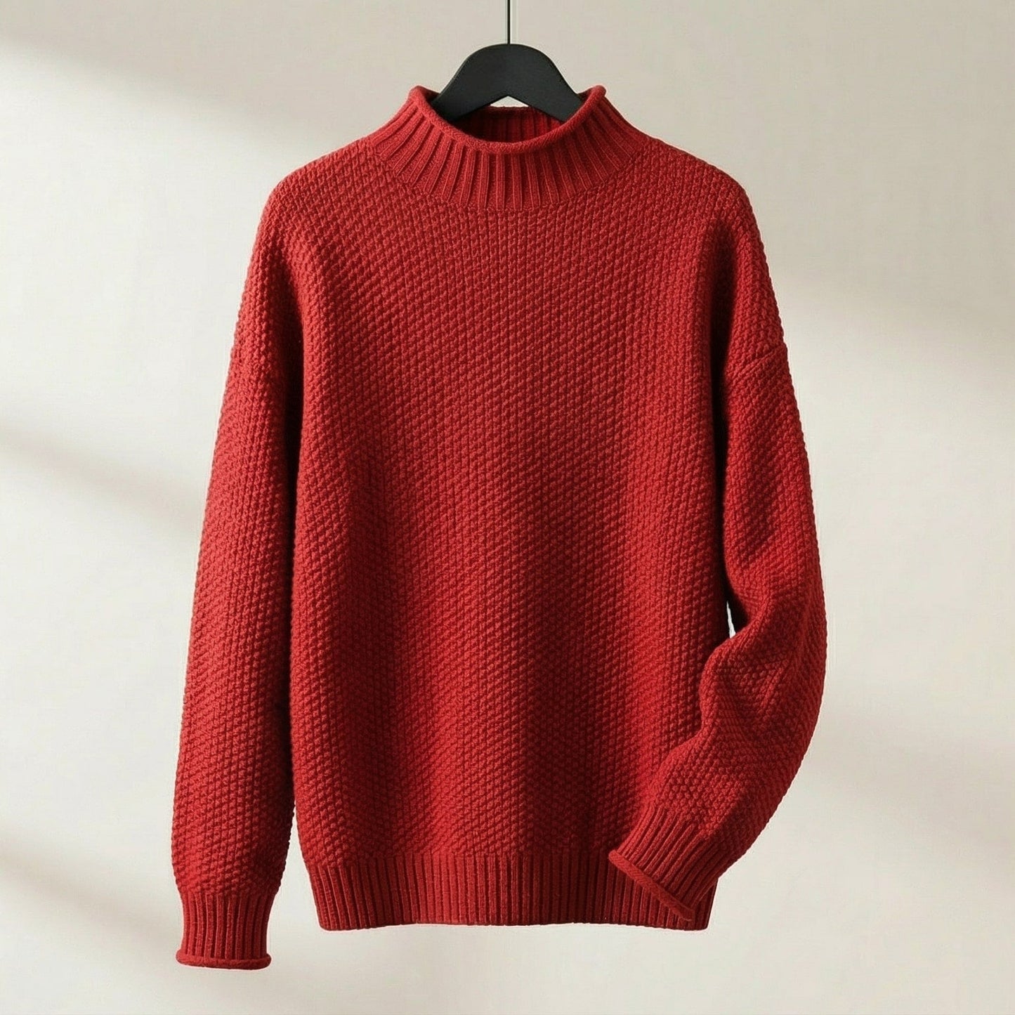 Image of Janine | Women's Mock Neck Long Sleeve Sweater