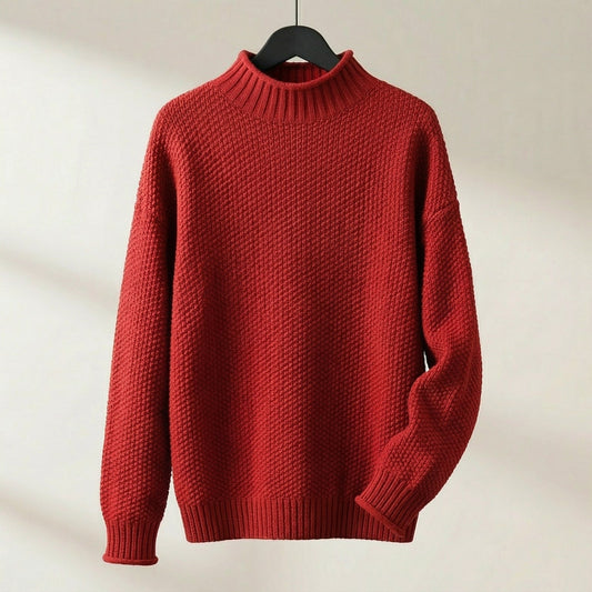 Image of Janine | Women's Mock Neck Long Sleeve Sweater