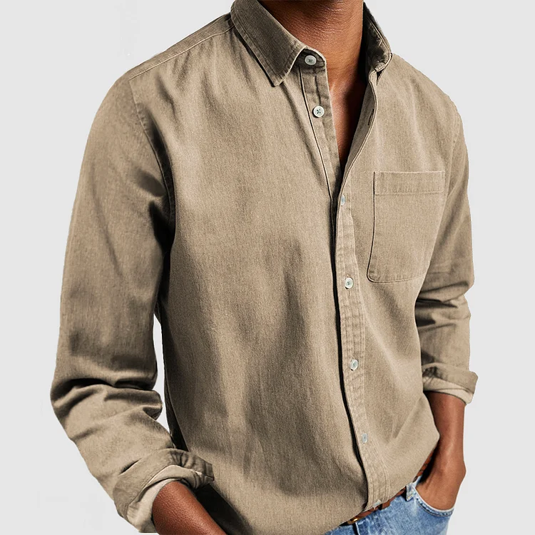 Image of Jasper | Men's Long Sleeve Button-Down Casual Shirt
