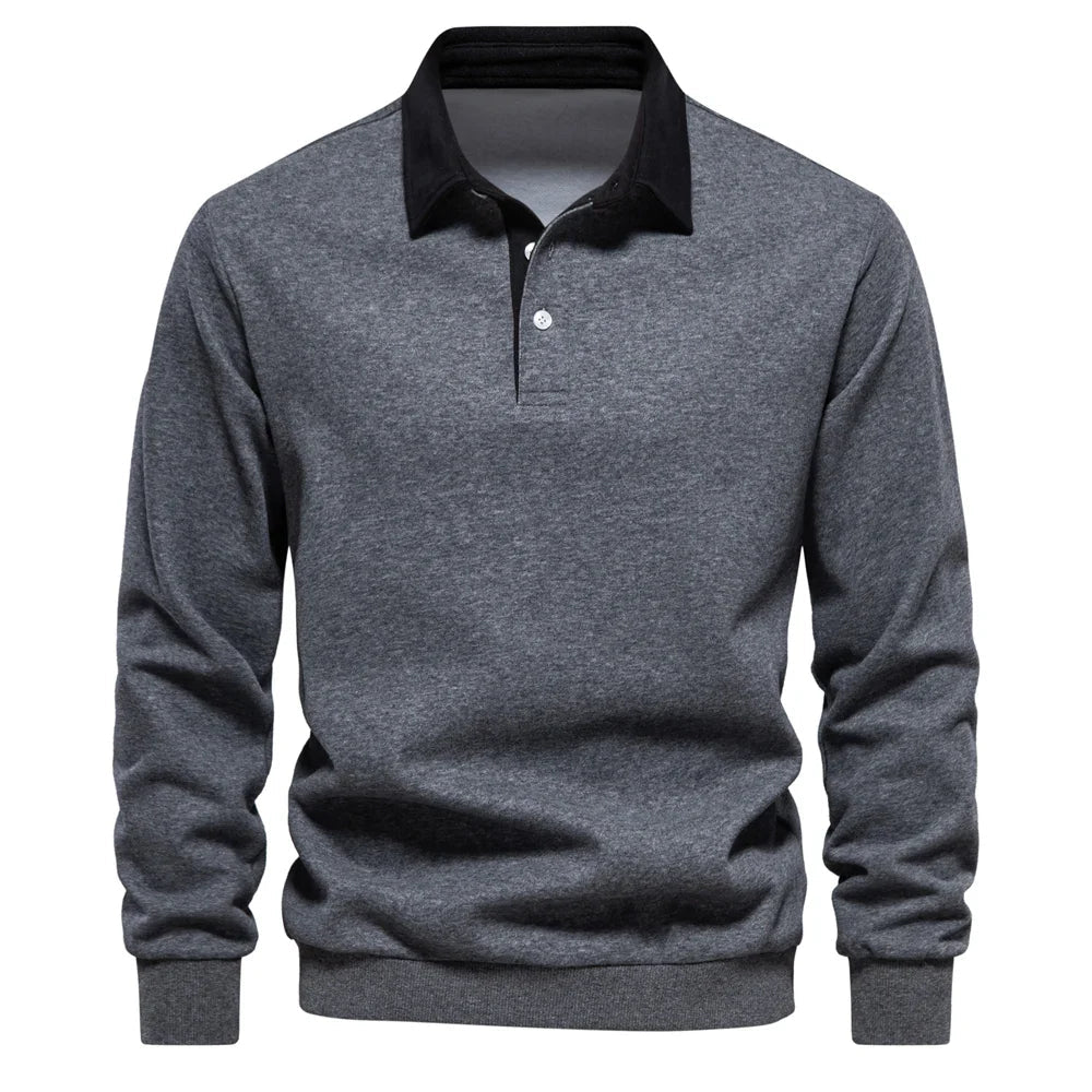 Image of Jasper | Men's Long Sleeve Rugby Shirt
