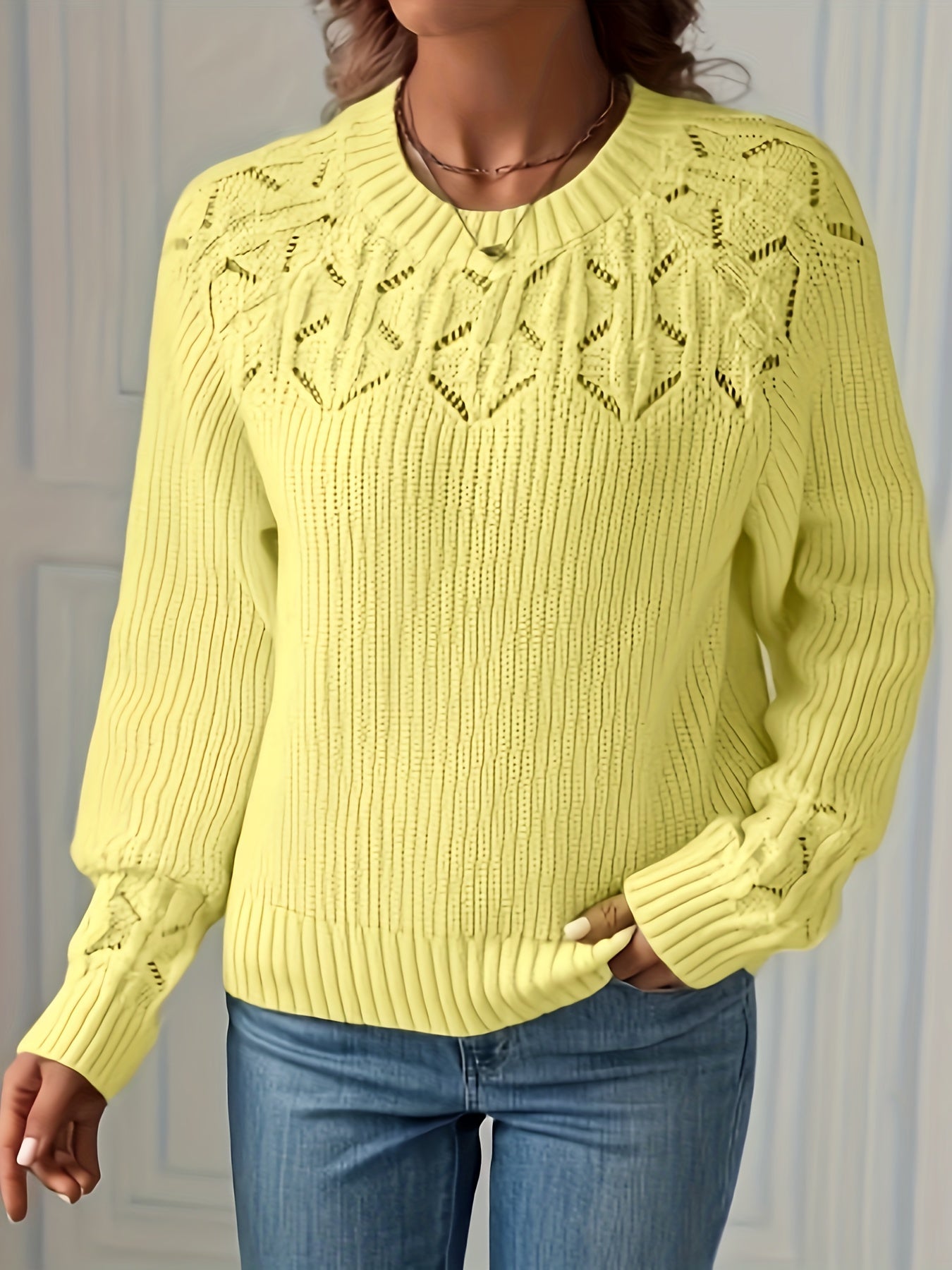 Image of Jayla | Women's Long Sleeve Knit Sweater