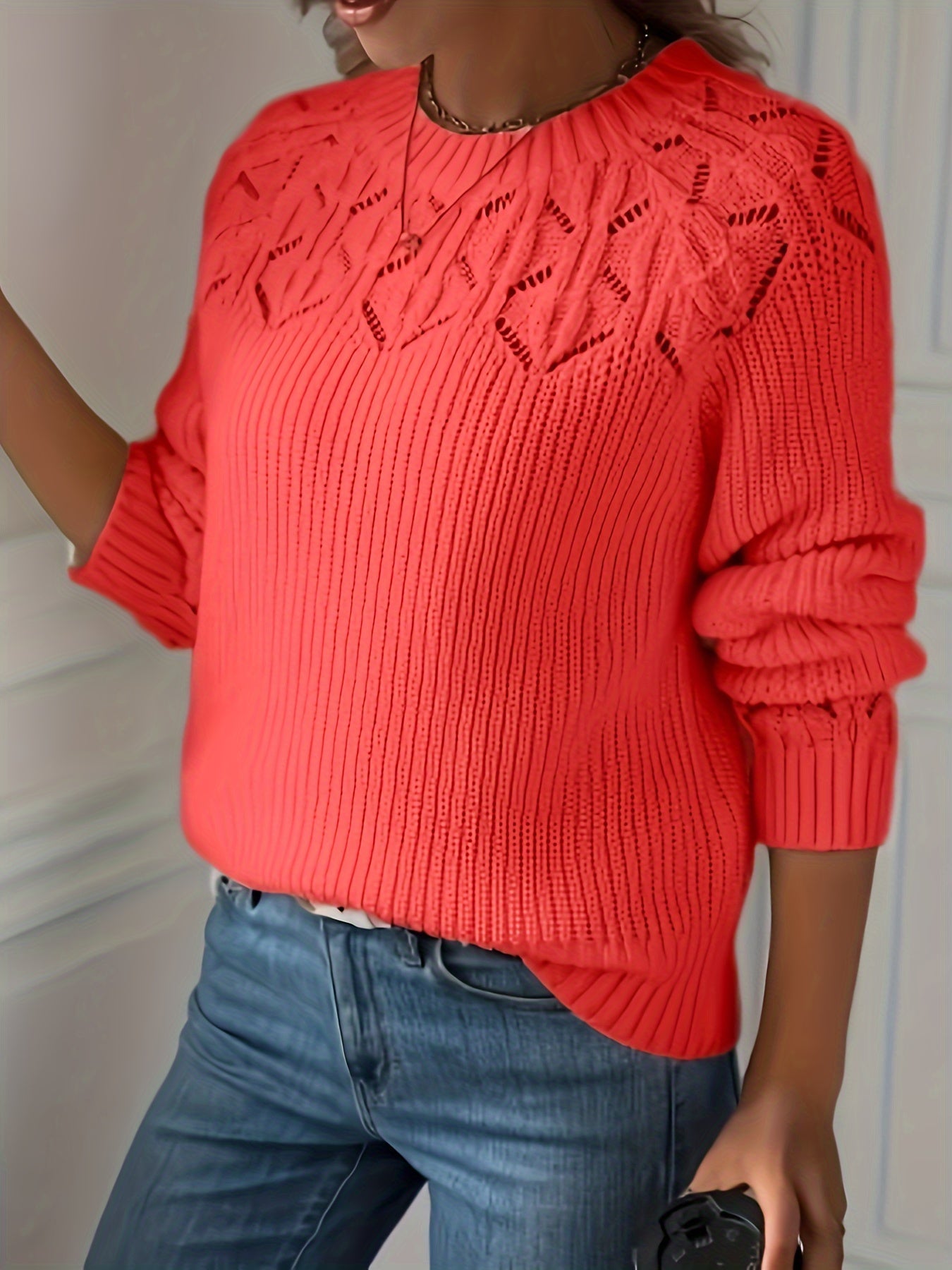 Image of Jayla | Women's Long Sleeve Knit Sweater