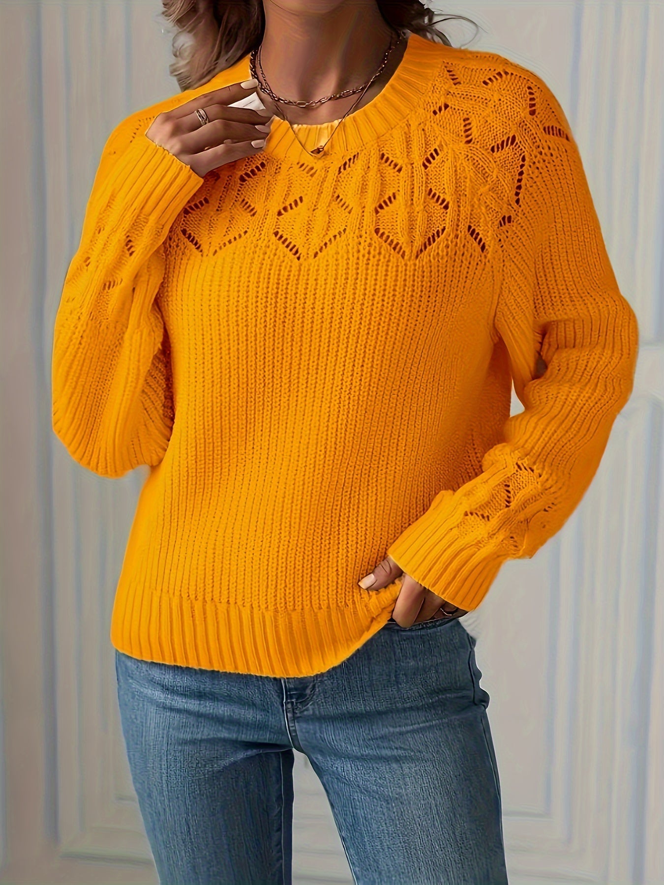 Image of Jayla | Women's Long Sleeve Knit Sweater