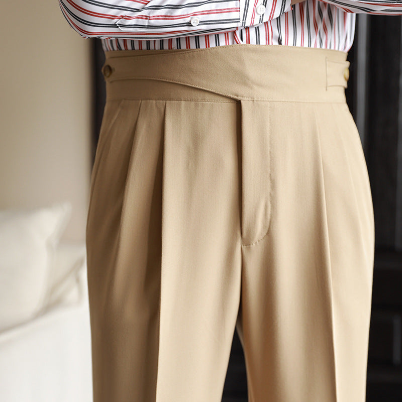 Image of Jeffrey | Men's High-Waisted Pleated Pants