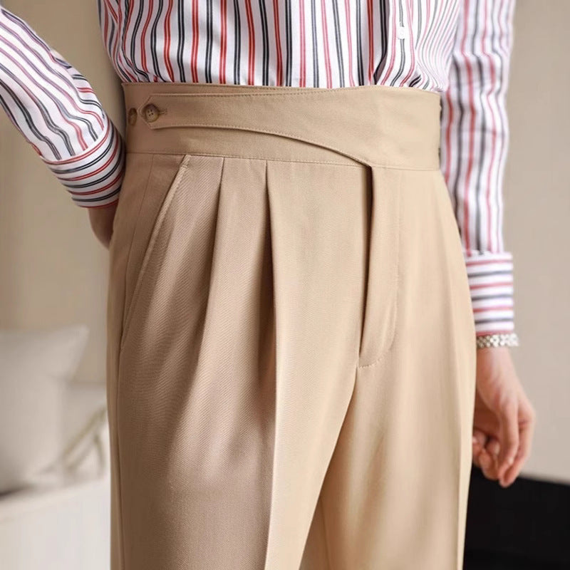 Image of Jeffrey | Men's High-Waisted Pleated Pants
