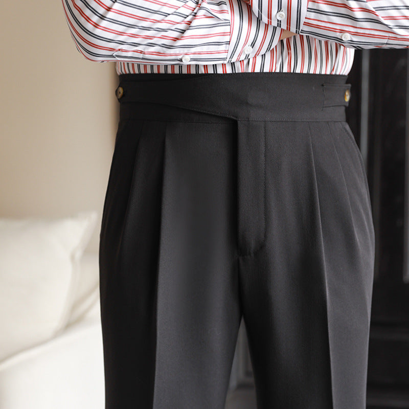 Image of Jeffrey | Men's High-Waisted Pleated Pants