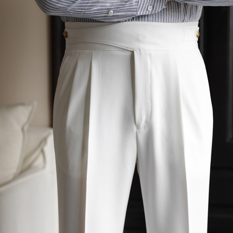 Image of Jeffrey | Men's High-Waisted Pleated Pants