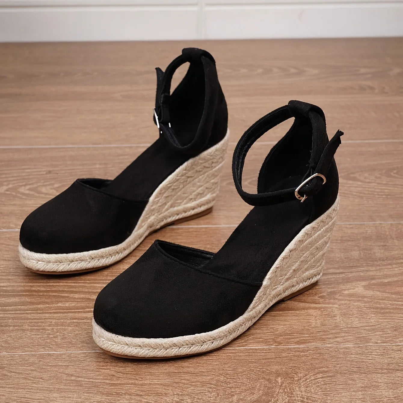 Jemma | Women's Wedge Heel Ankle Strap Platform Shoes - Image 2
