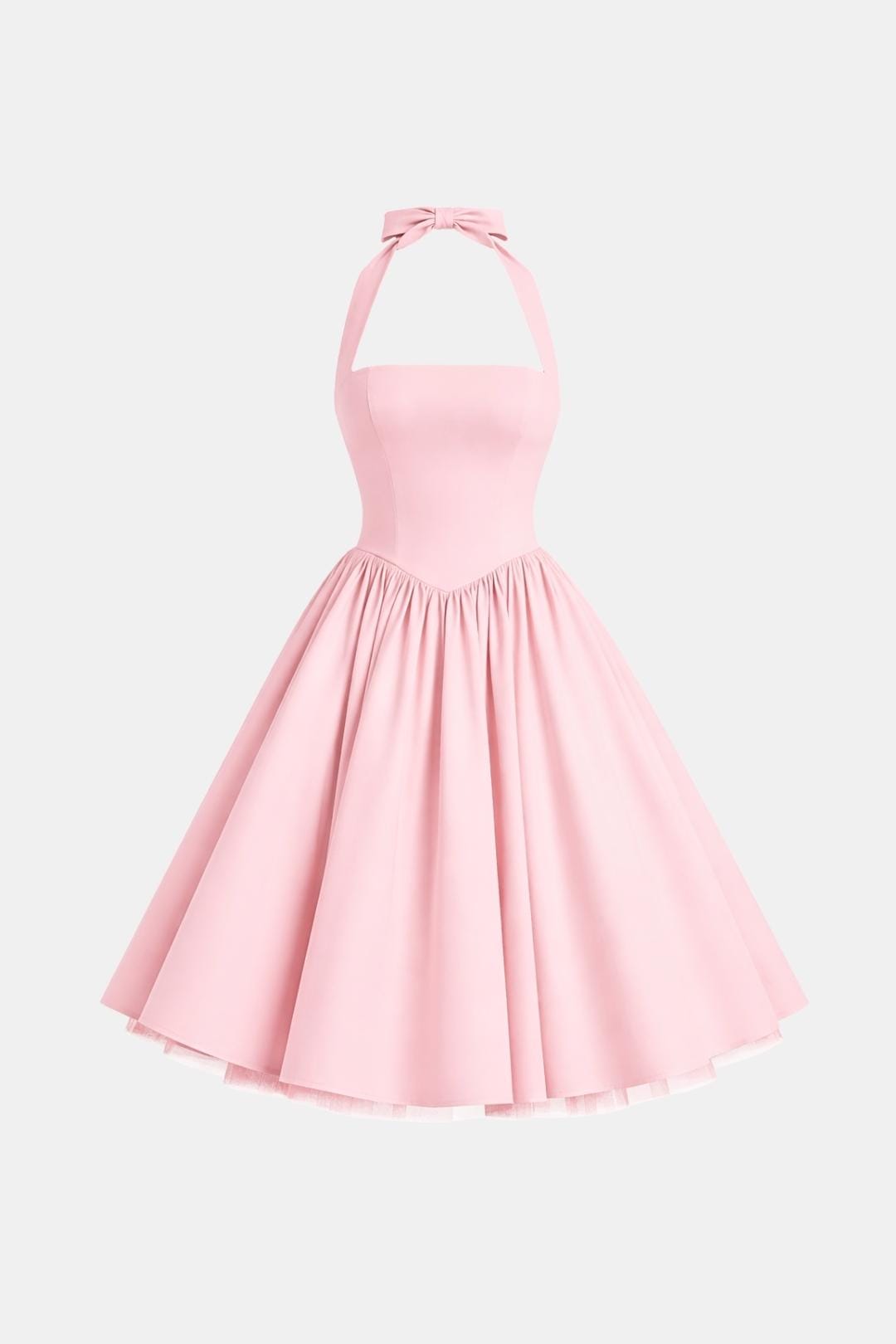 Image of Jennifer | Women's Halter Neck A-Line Midi Dress