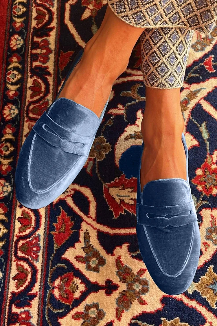 Image of Jerry | Men's Slip-On Velvet Loafers