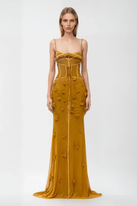 Image of Jessica | Women's Sleeveless Corset Maxi Dress