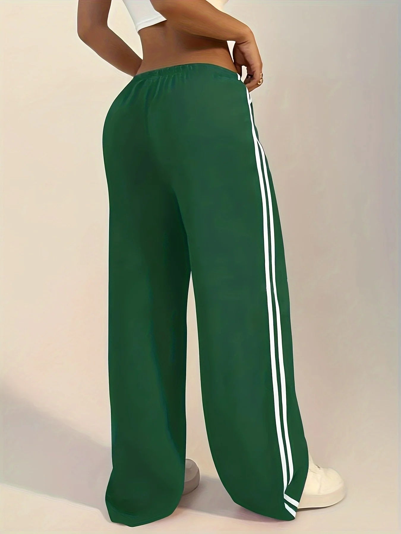 Jillian | Women's Wide Leg Track Pants - Image 3