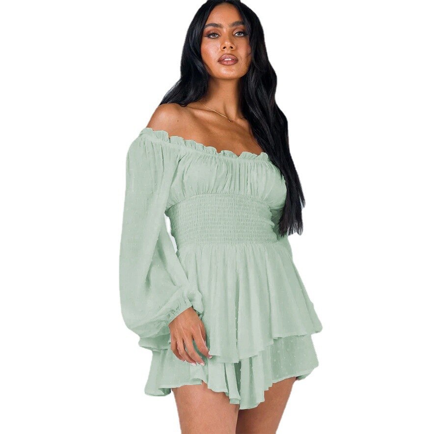 Image of Joan | Women's Off-Shoulder Mini Dress