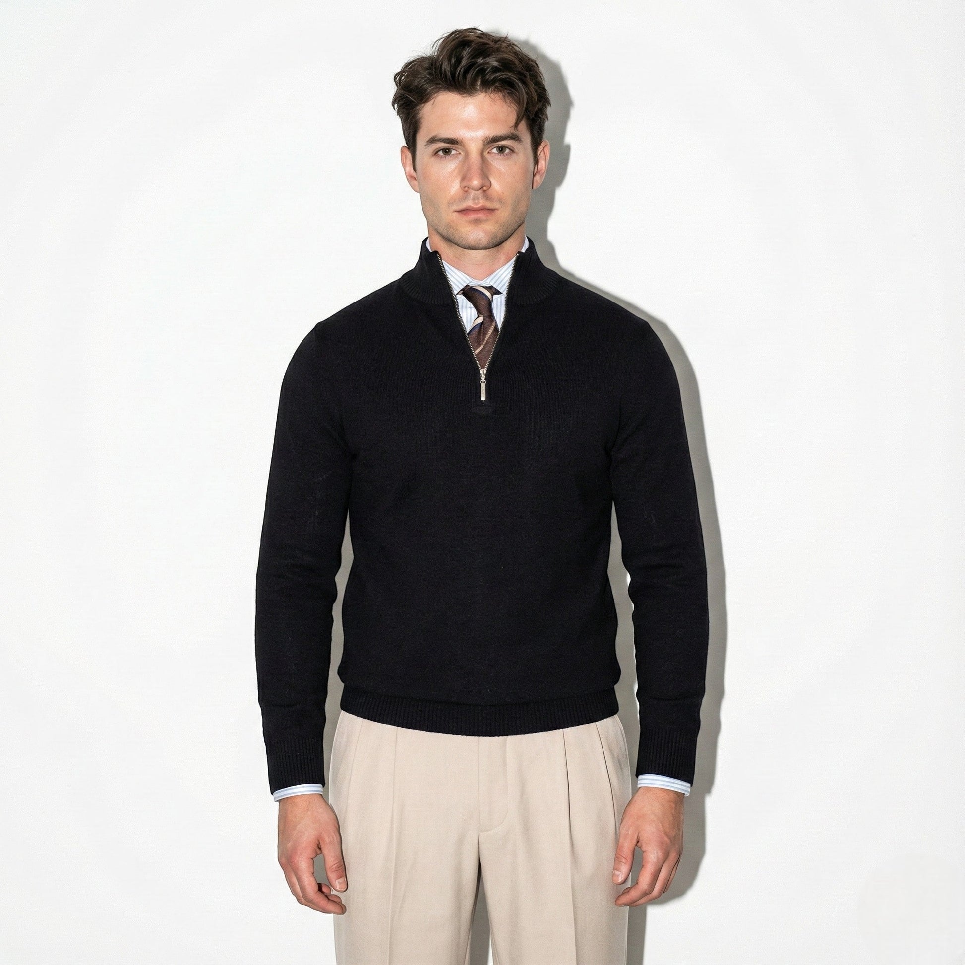 Image of Joe | Men's Quarter-Zip Pullover Sweater