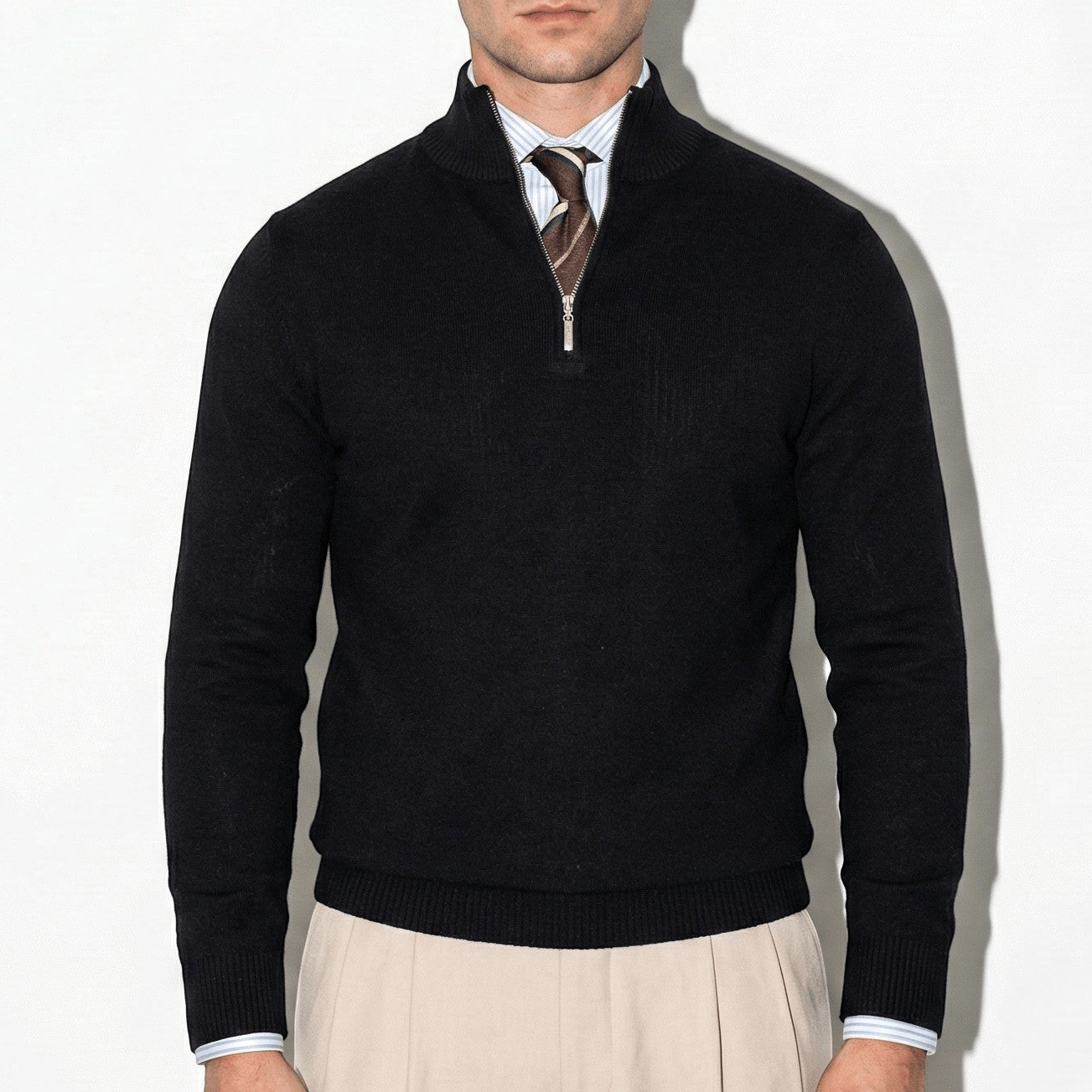 Image of Joe | Men's Quarter-Zip Pullover Sweater