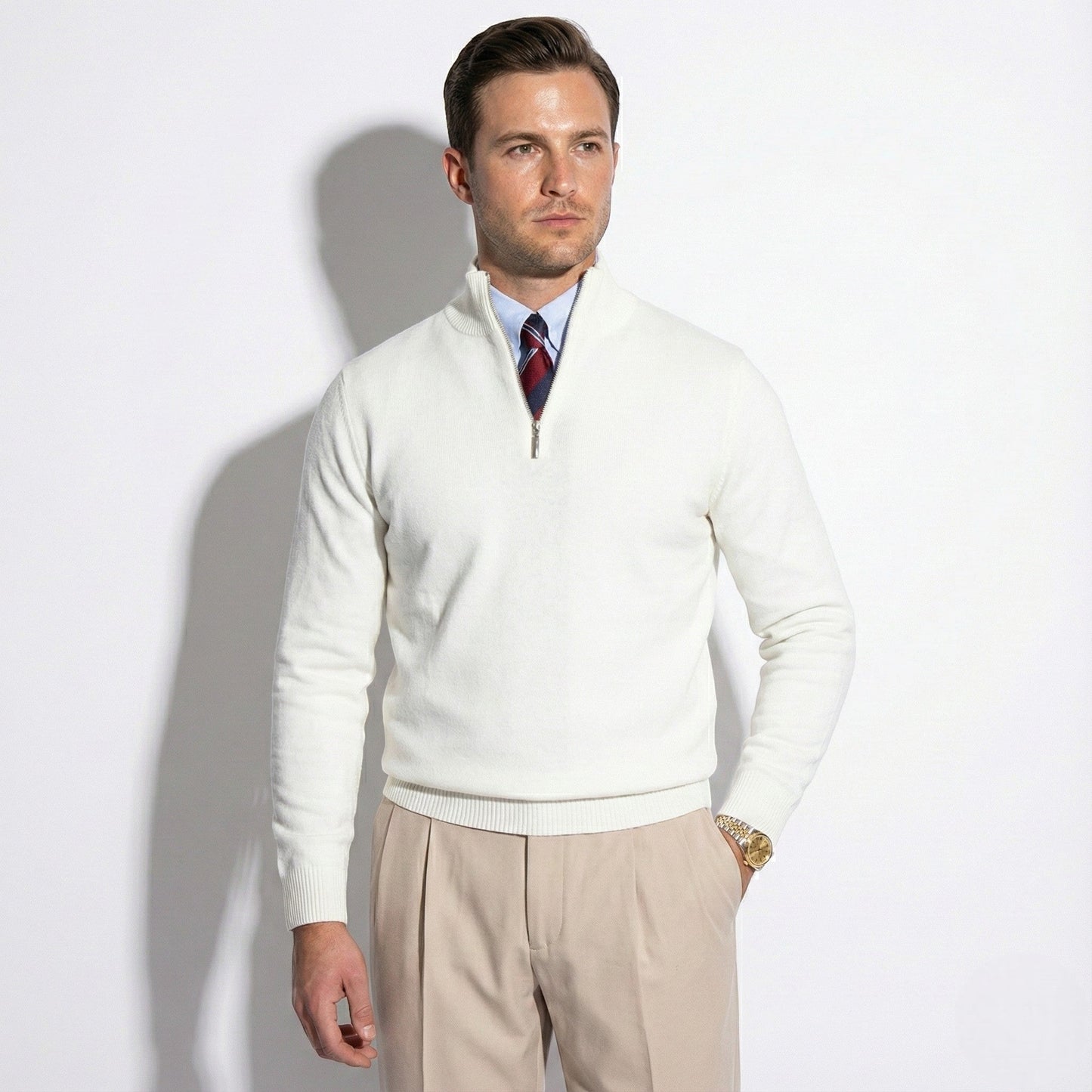 Image of Joe | Men's Quarter-Zip Pullover Sweater