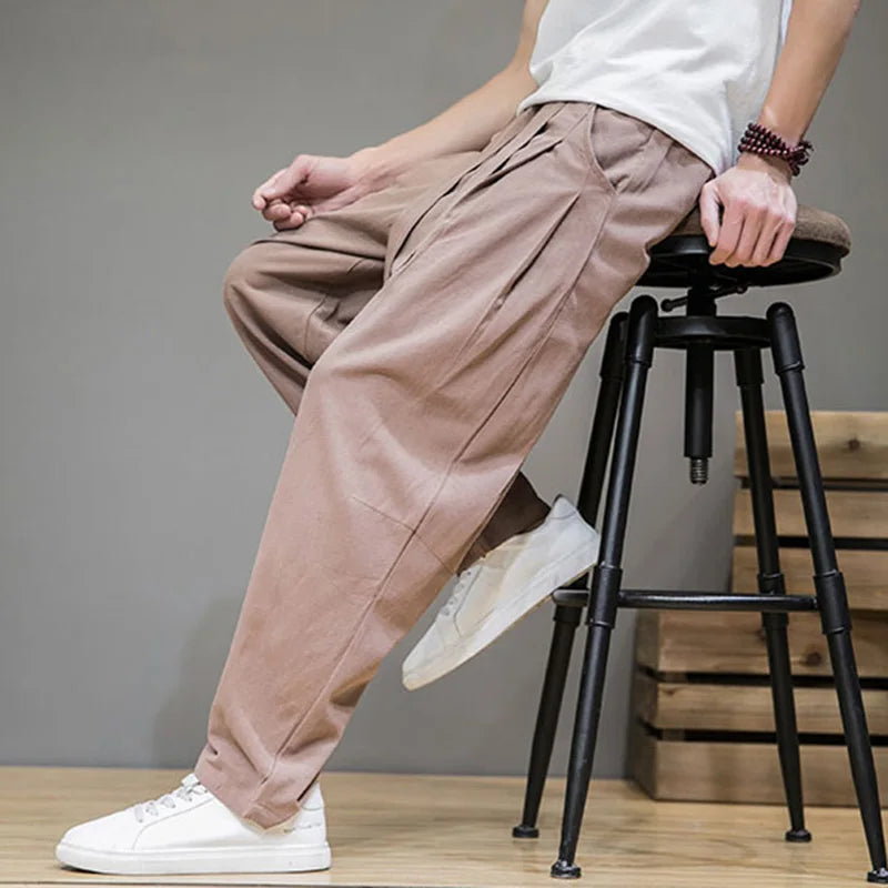 Image of Joel | Men's Wide Leg Belted Pants
