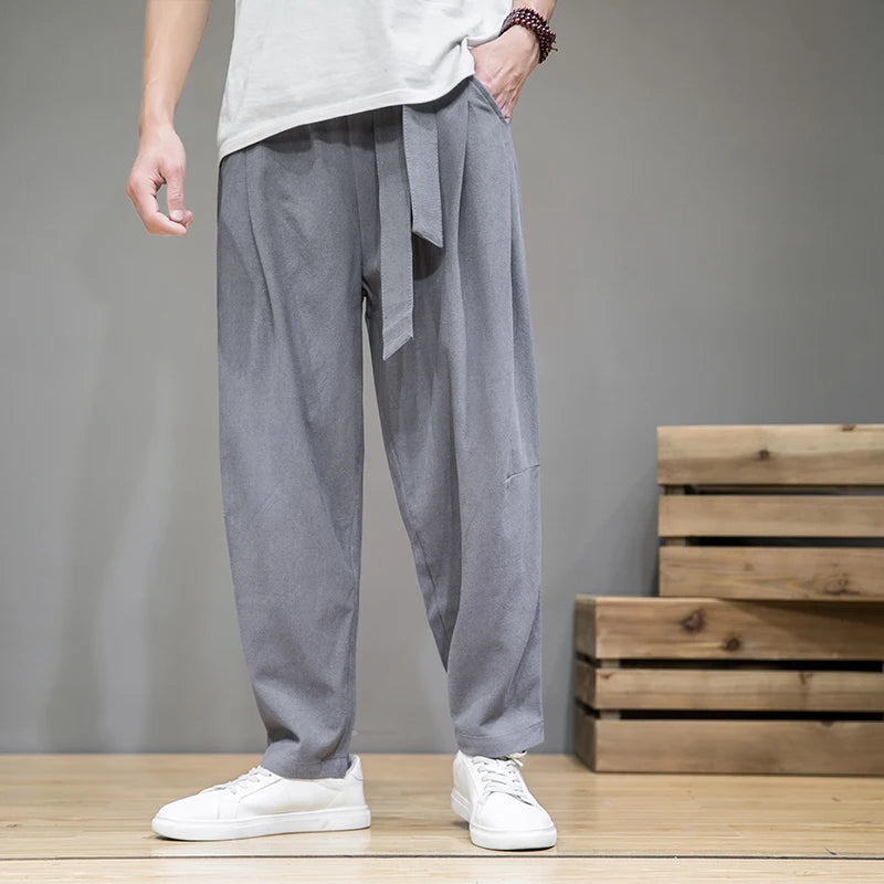 Image of Joel | Men's Wide Leg Belted Pants