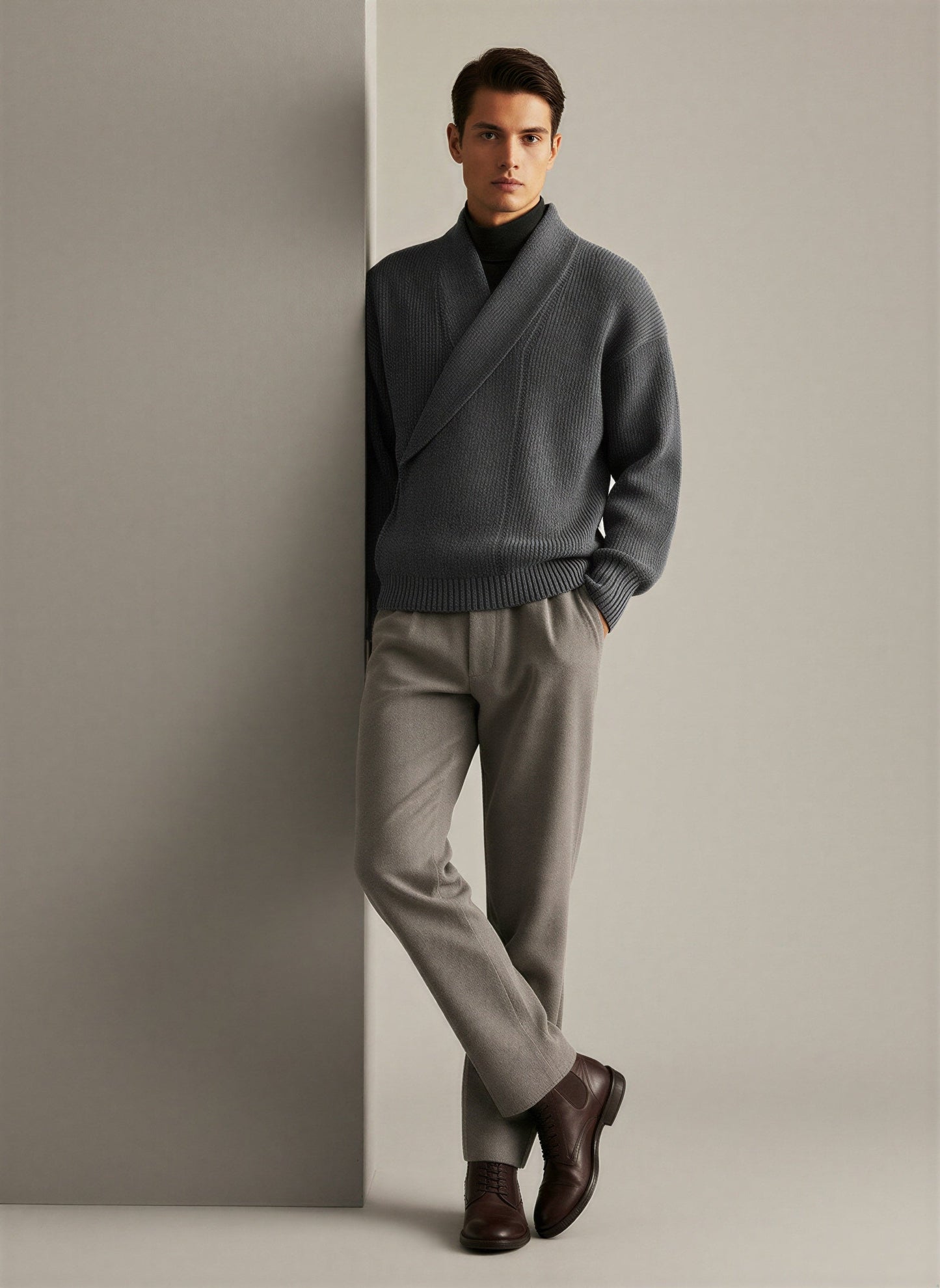 Image of Joey | Men's Shawl Collar Sweater