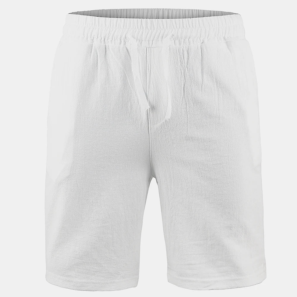 Image of Jonah | Men's Knee-Length Drawstring Casual Shorts