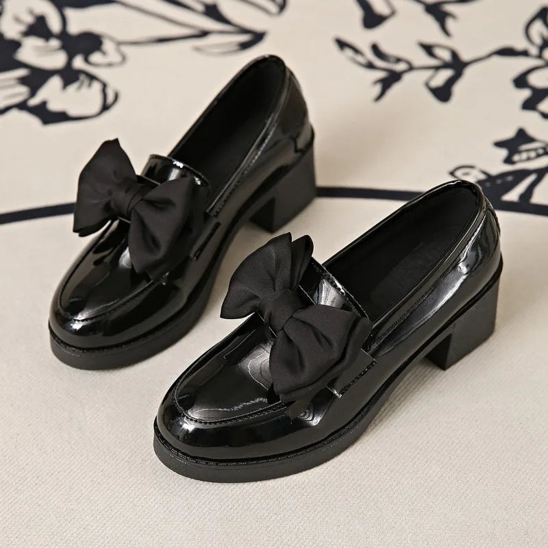 Image of Josephine | Women's Heeled Loafer Shoes