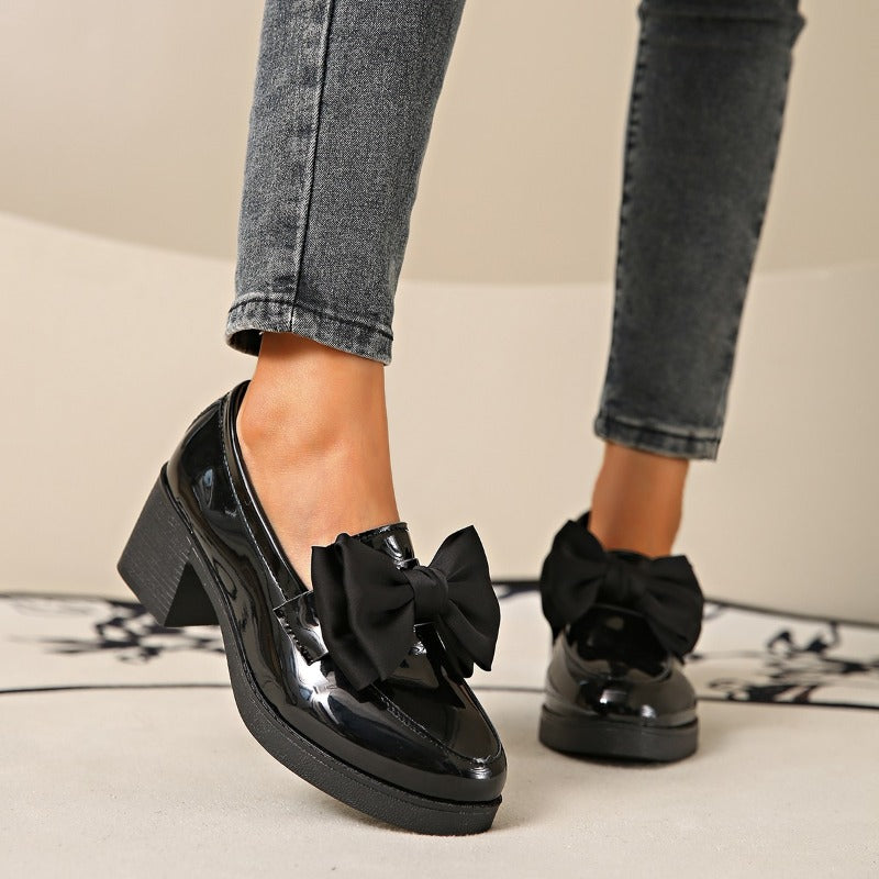 Image of Josephine | Women's Heeled Loafer Shoes