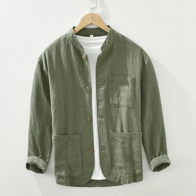 Image of Josiah | Men's Long Sleeve Casual Shirt Jacket