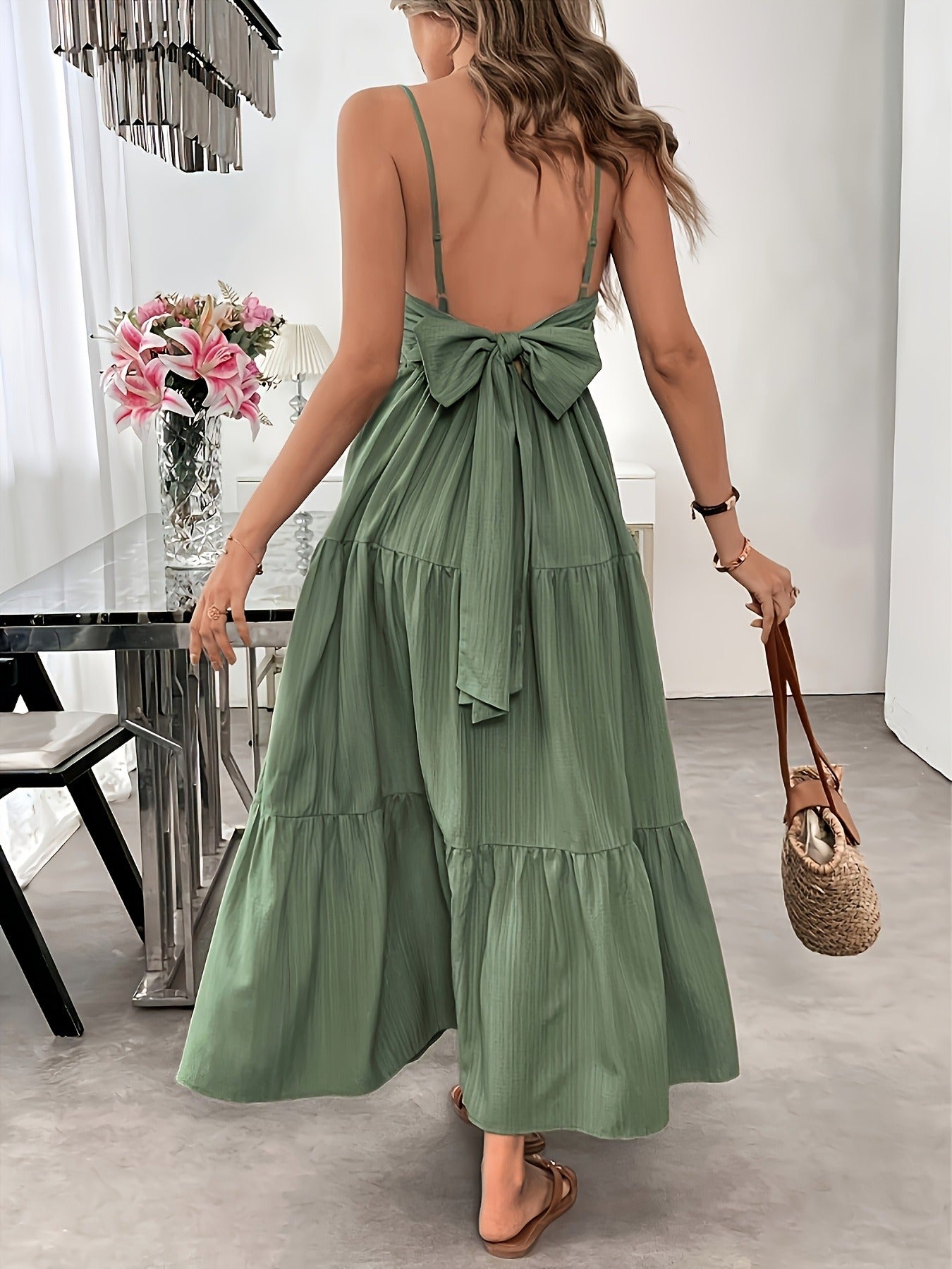 Image of Judith | Women's Sleeveless A-Line Maxi Dress