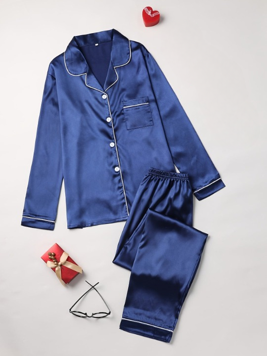 Image of Judy | Women's Long Sleeve Button-Down Pajama Set