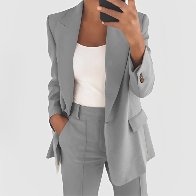 Image of June | Women's Relaxed Fit Blazer Set