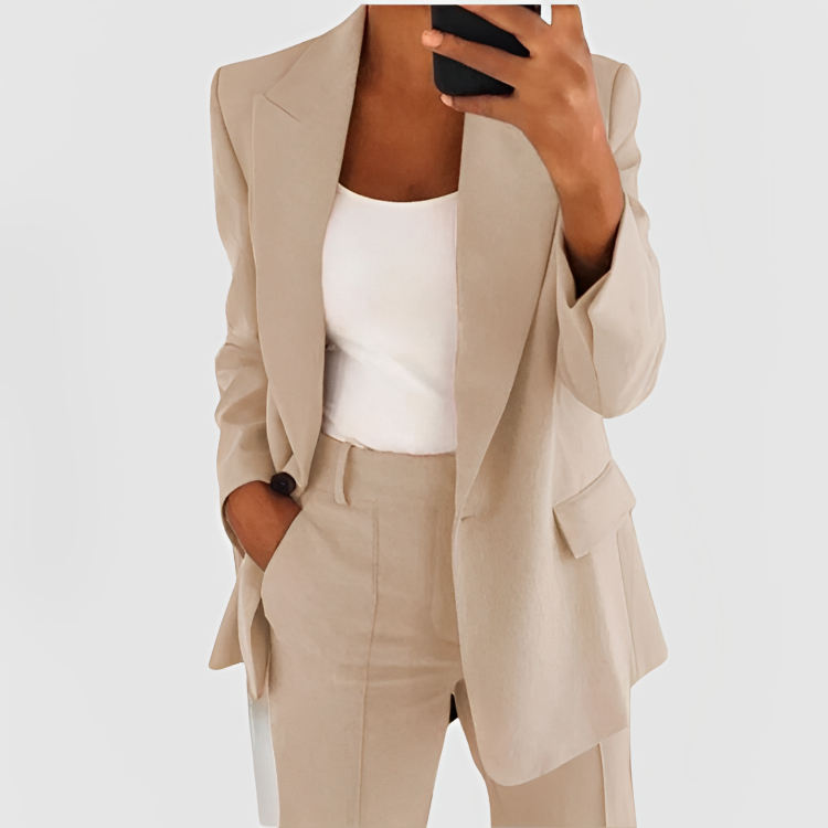 Image of June | Women's Relaxed Fit Blazer Set