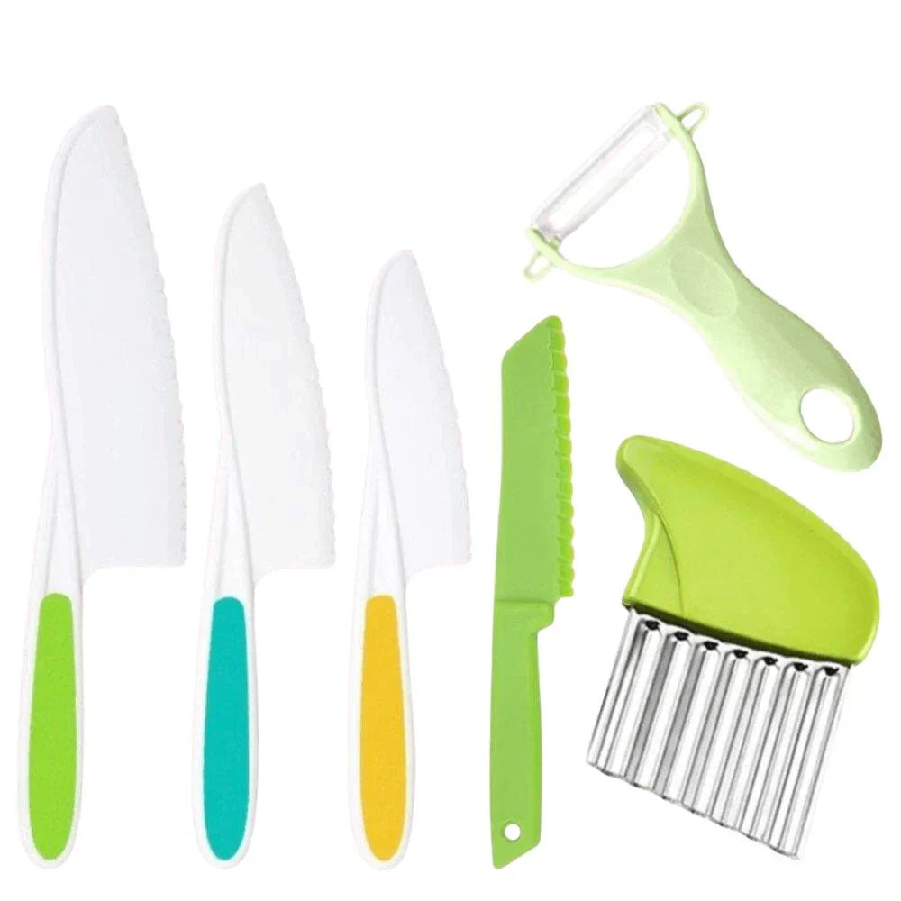 Junior Chef Set - Safe Cutting - Kitchen Set for Kids