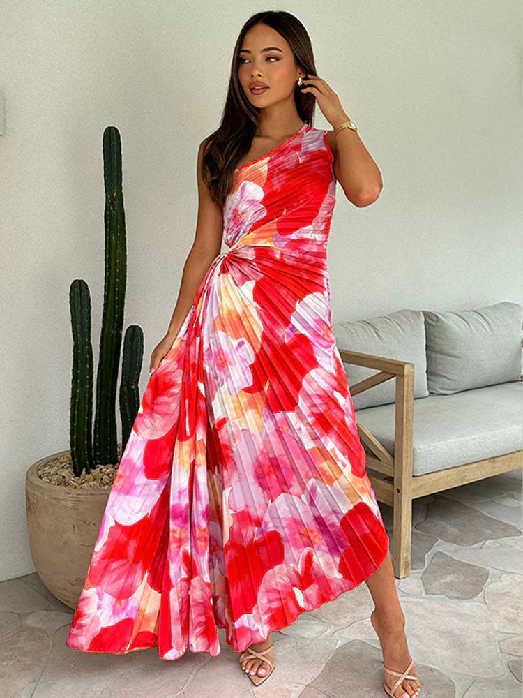 Kacie Pleated Summer Dress