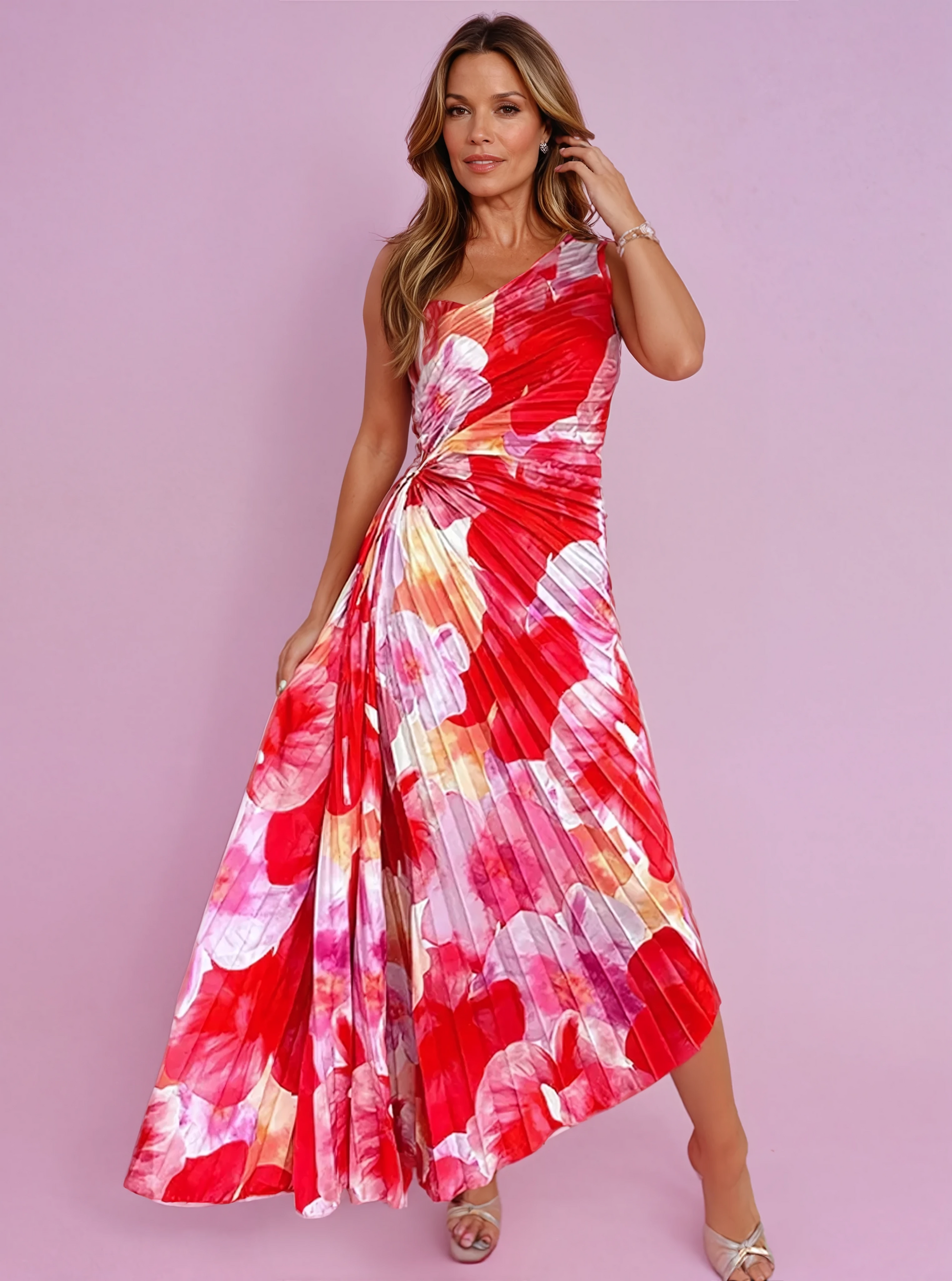 Kacie Pleated Summer Dress