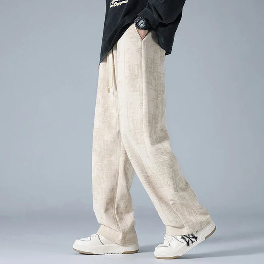 Image of Kai | Men's Wide Leg Drawstring Pants