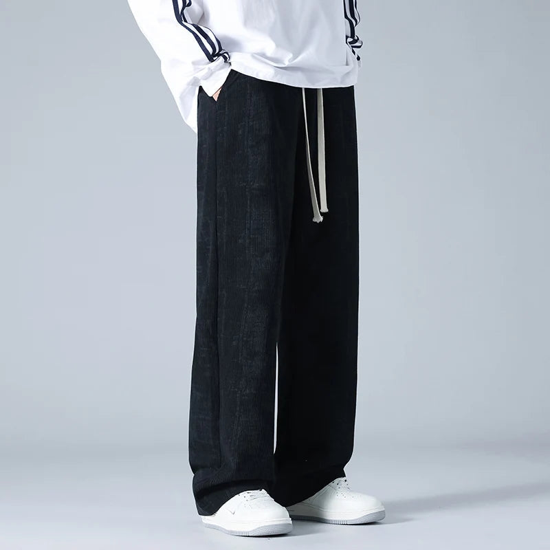Image of Kai | Men's Wide Leg Drawstring Pants