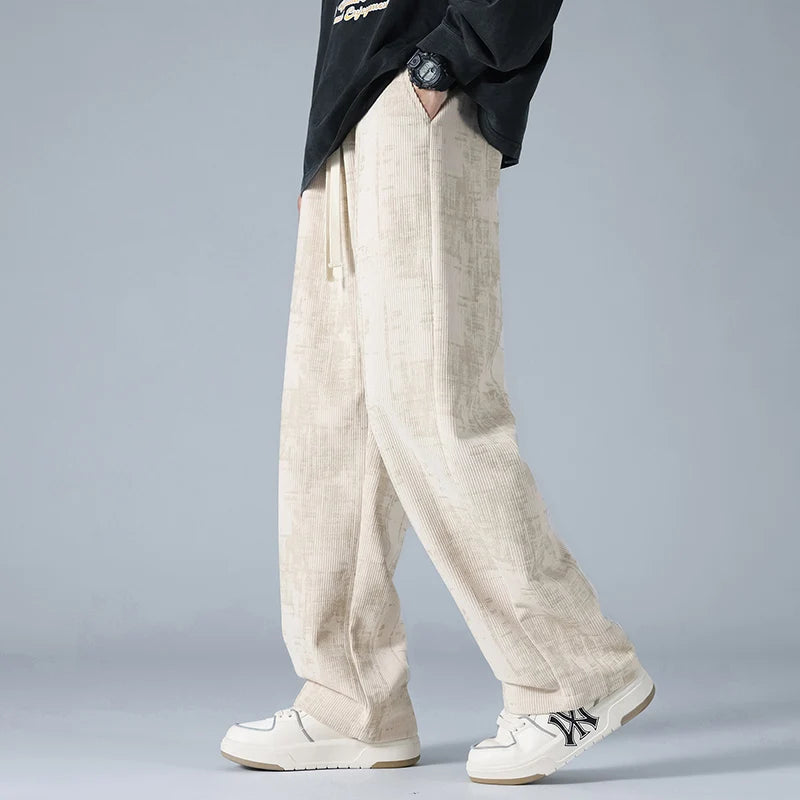 Image of Kai | Men's Wide Leg Drawstring Pants