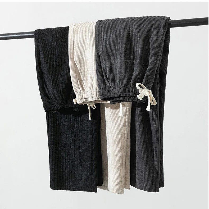 Image of Kai | Men's Wide Leg Drawstring Pants