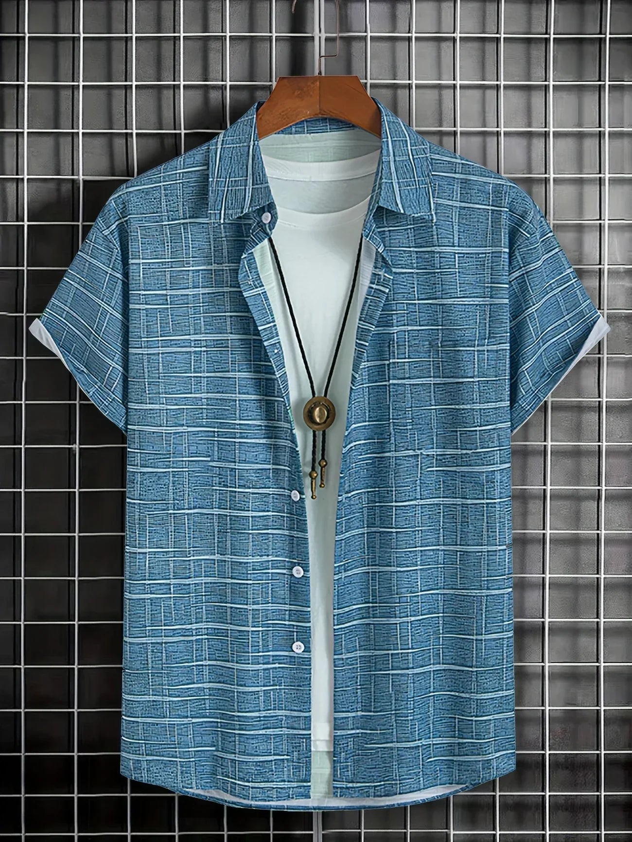 Image of Kane | Men's Button-Down Printed Shirt