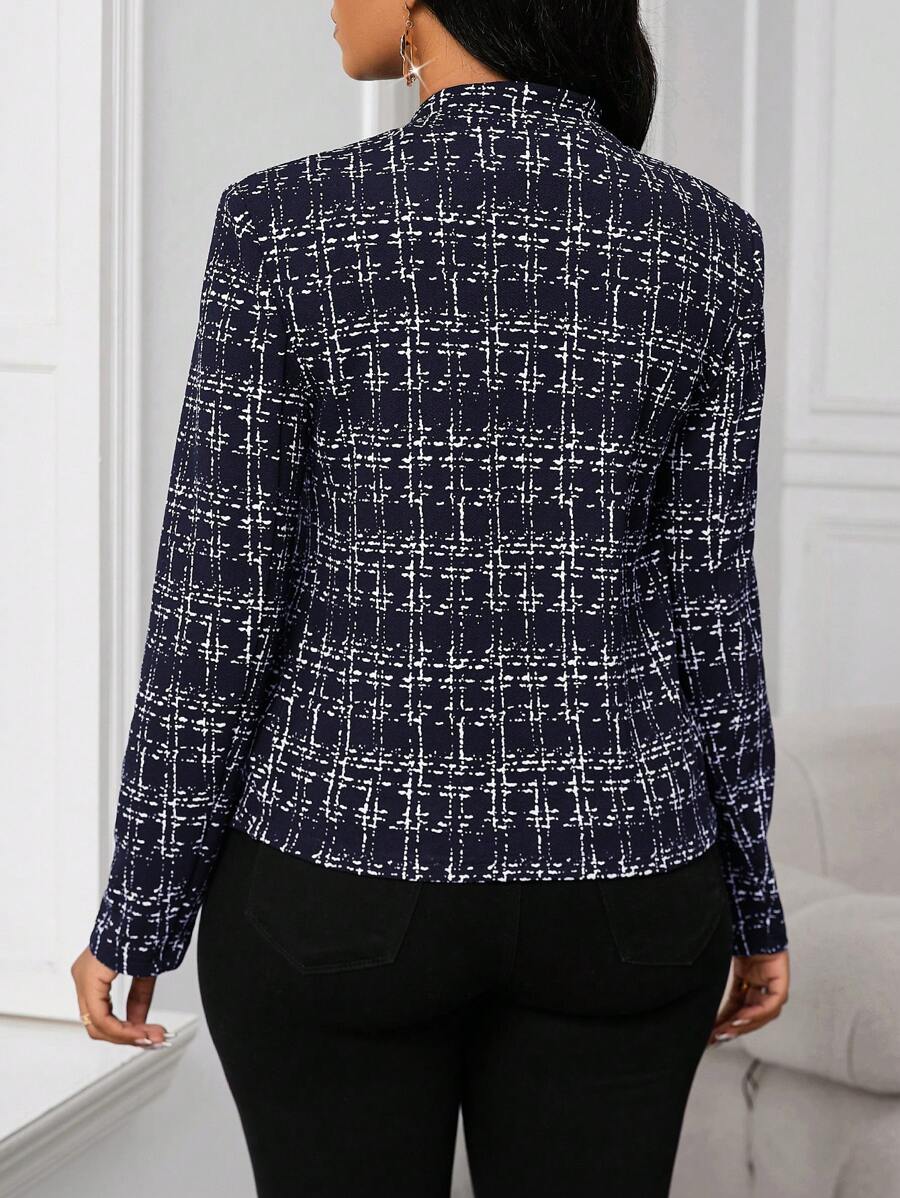 Image of Kate | Women's Open Front Blazer Blouse