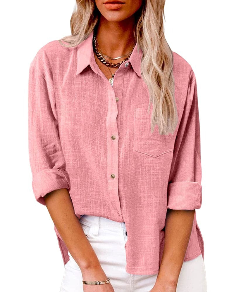 Image of Katelyn | Women's Button-Down Long Sleeve Blouse