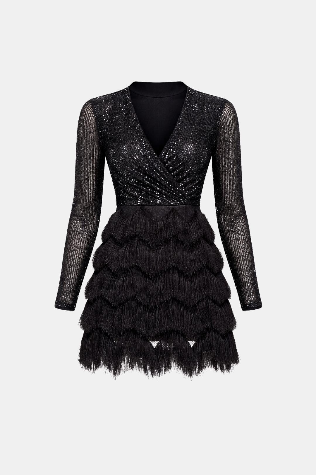 Image of Kathleen | Women's V-Neck Sequin Mini Dress