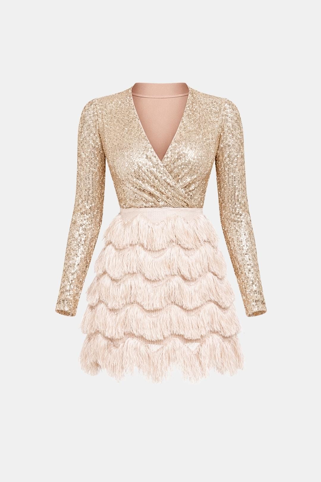Image of Kathleen | Women's V-Neck Sequin Mini Dress