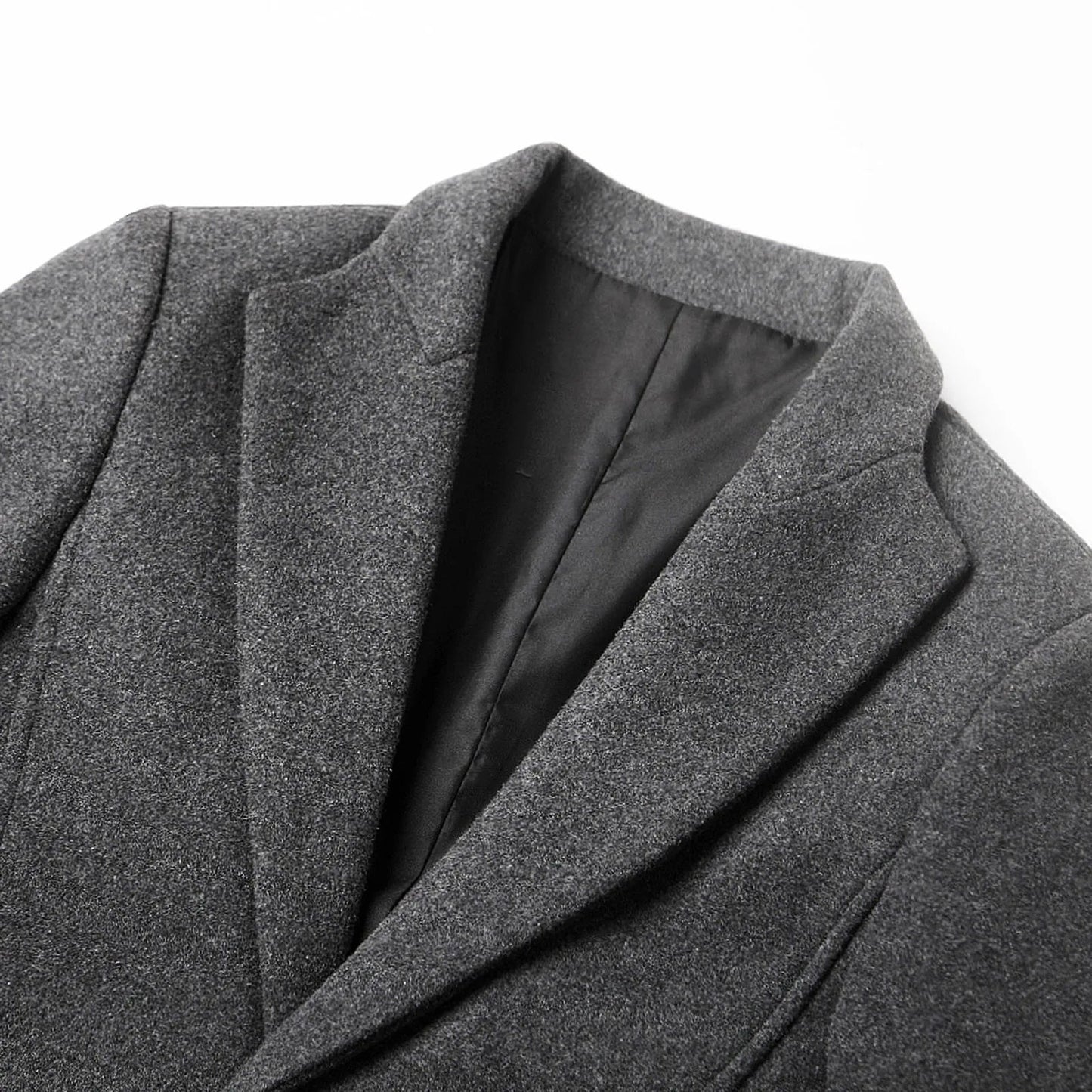 Image of Keegan | Men's Notched Lapel Overcoat