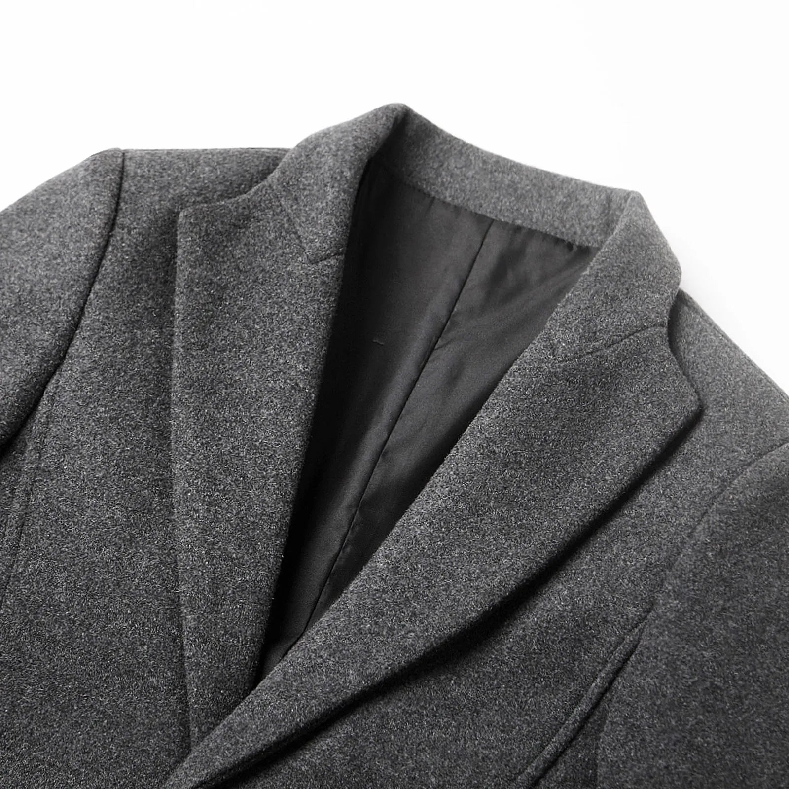 Image of Keegan | Men's Notched Lapel Overcoat