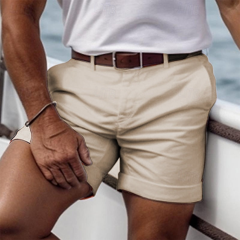 Image of Keith | Men's Cuffed Chino Shorts