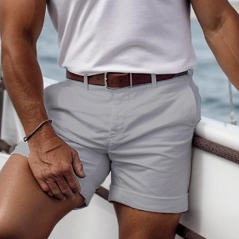 Image of Keith | Men's Cuffed Chino Shorts
