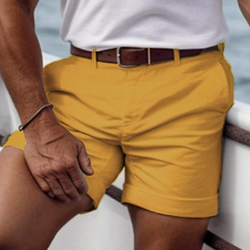 Image of Keith | Men's Cuffed Chino Shorts