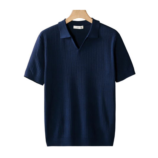 Image of Keith | Men's Short Sleeve V-Neck Polo Shirt