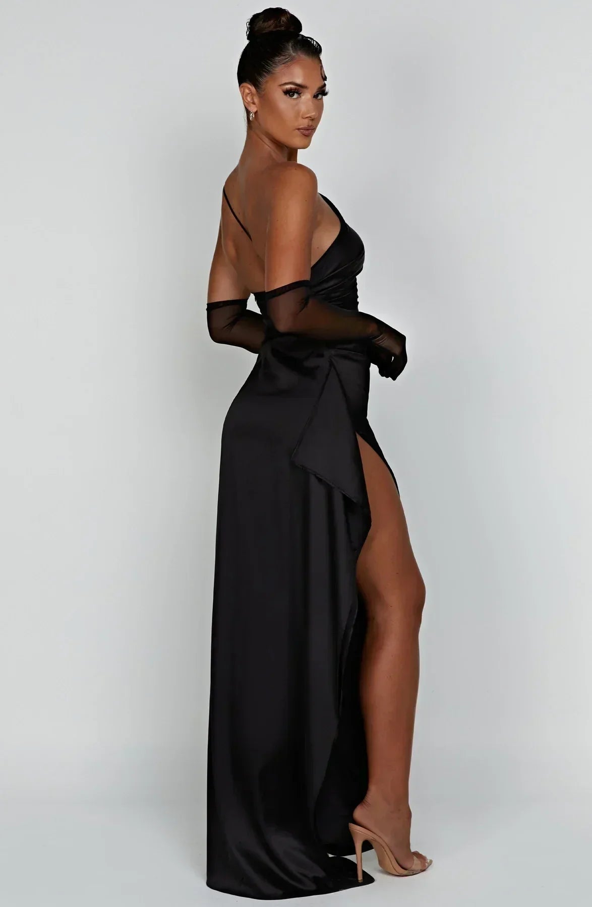 Image of Kendra | Women's One Shoulder Maxi Dress